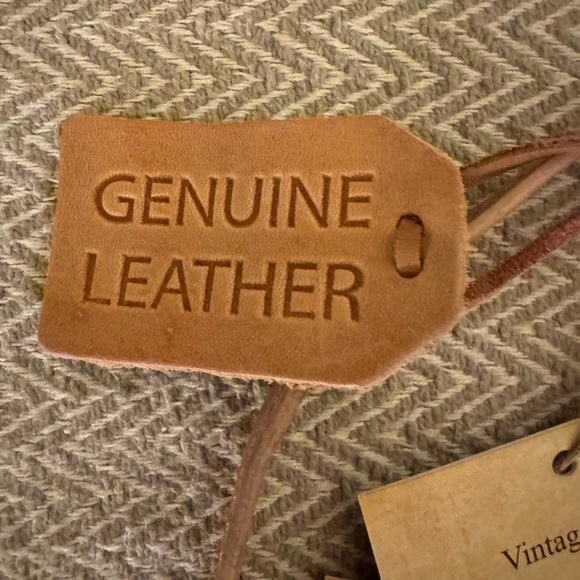 892-ARTT New Light Brown Woven Made In India Crossbody Purse Genuine Leather NWT - Picture 16 of 16